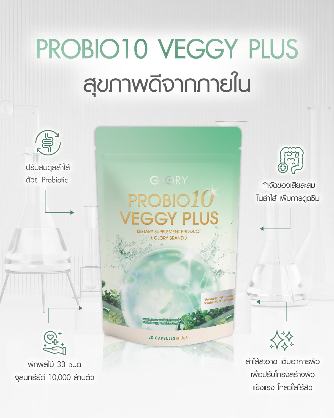 GLORY - PREBIOTIC VEGGY PLUS NEW