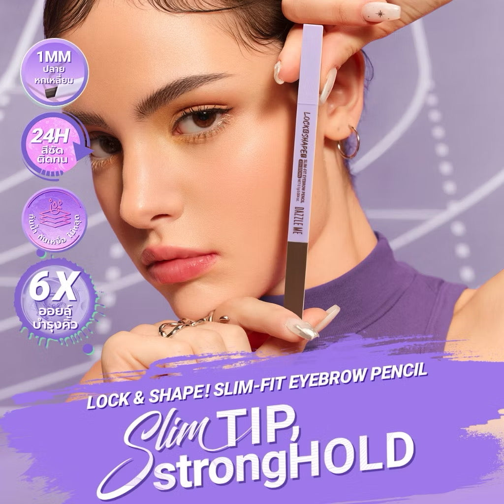 DAZZLE ME - LOCK & SHAPE SLIM FIT EYEBROW PENCIL
