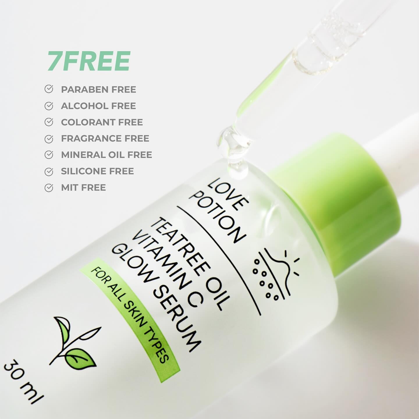 LOVE POTION TEATREE OIL VITAMIN C GLOW SERUM