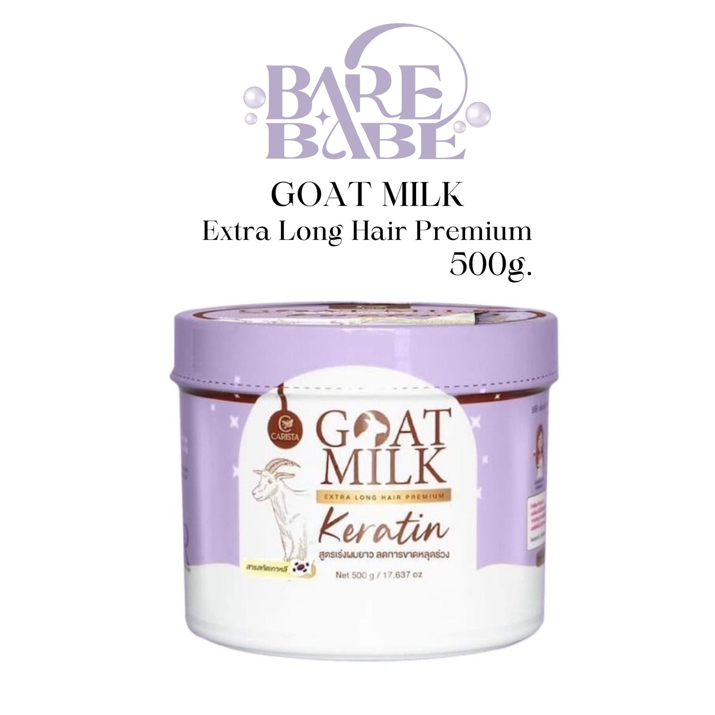 CARISTA - GOAT MILK HAIRTREATMENT ( FOR EXTRA LONG HAIR)