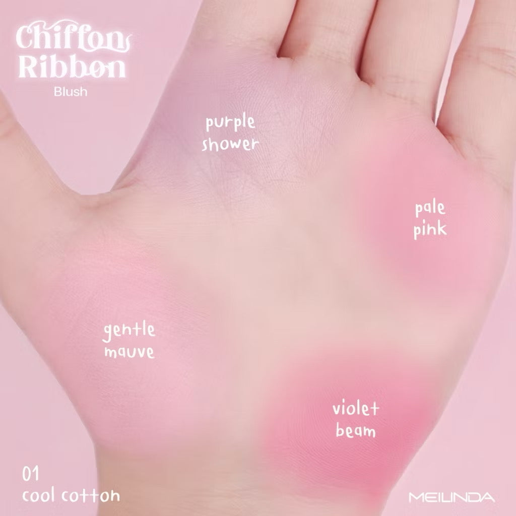 MEILINDA - CHIFFON RIBBON BLUSH