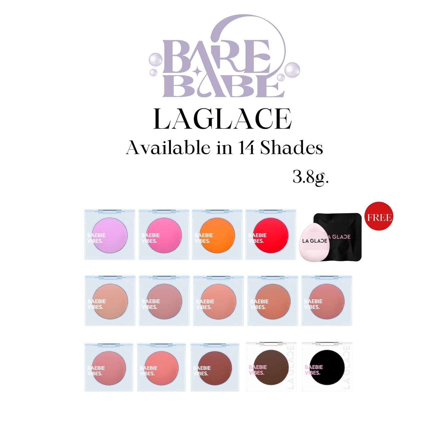 LA GLACE VIBES CREAM BLUSH 4g