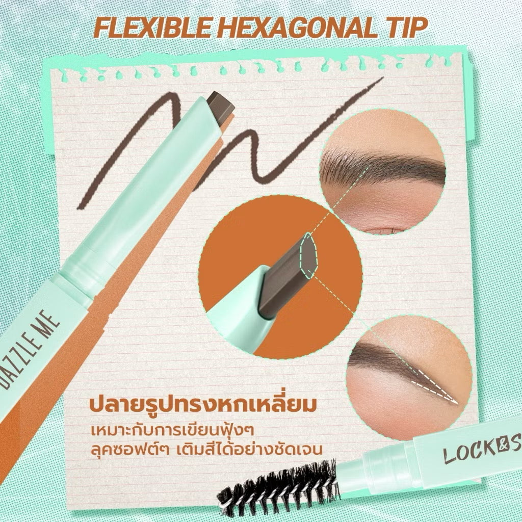 DAZZLE ME - LOCK & SHAPE SUPER STAY EYEBROW PENCIL
