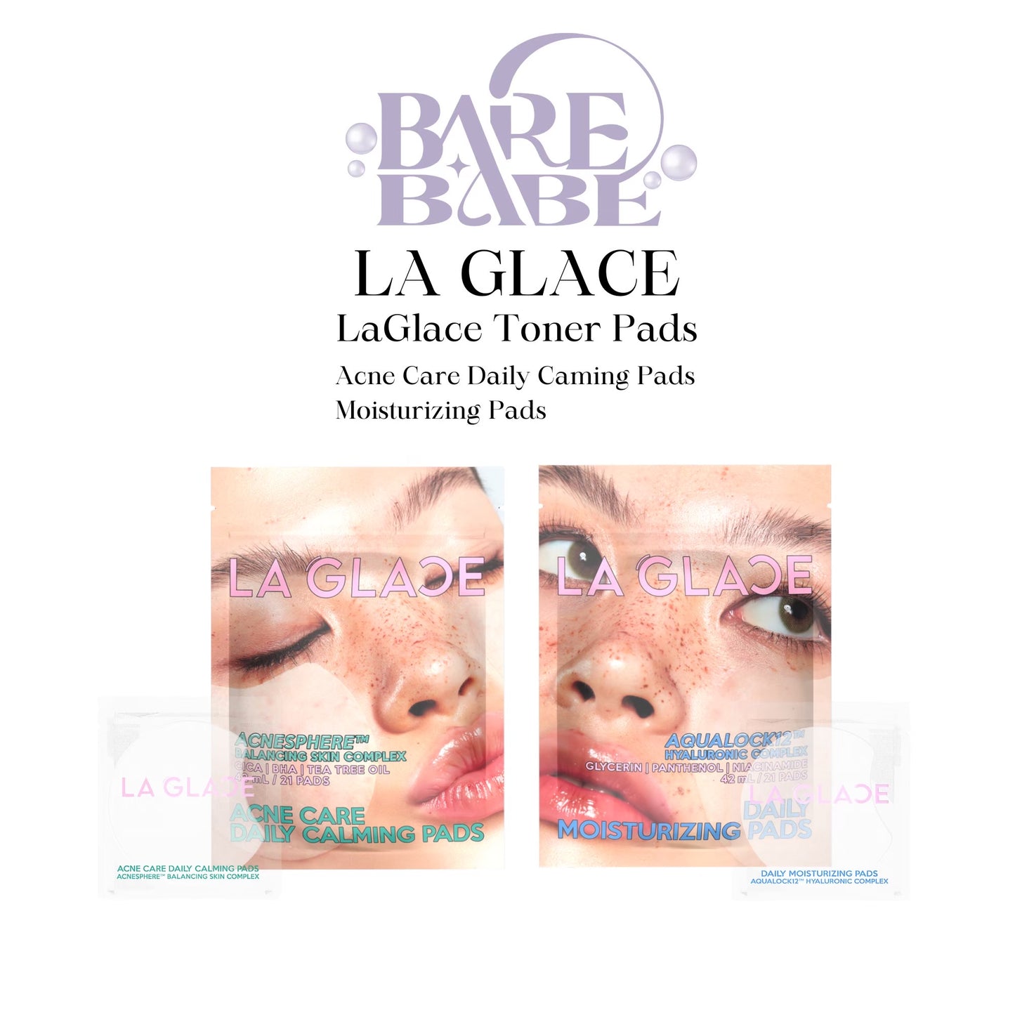 LA GLACE - TONER PADS TRAVELSIZE