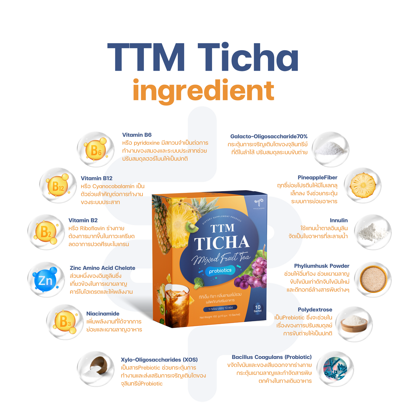 TTM TICHA MIXED FRUIT TEA