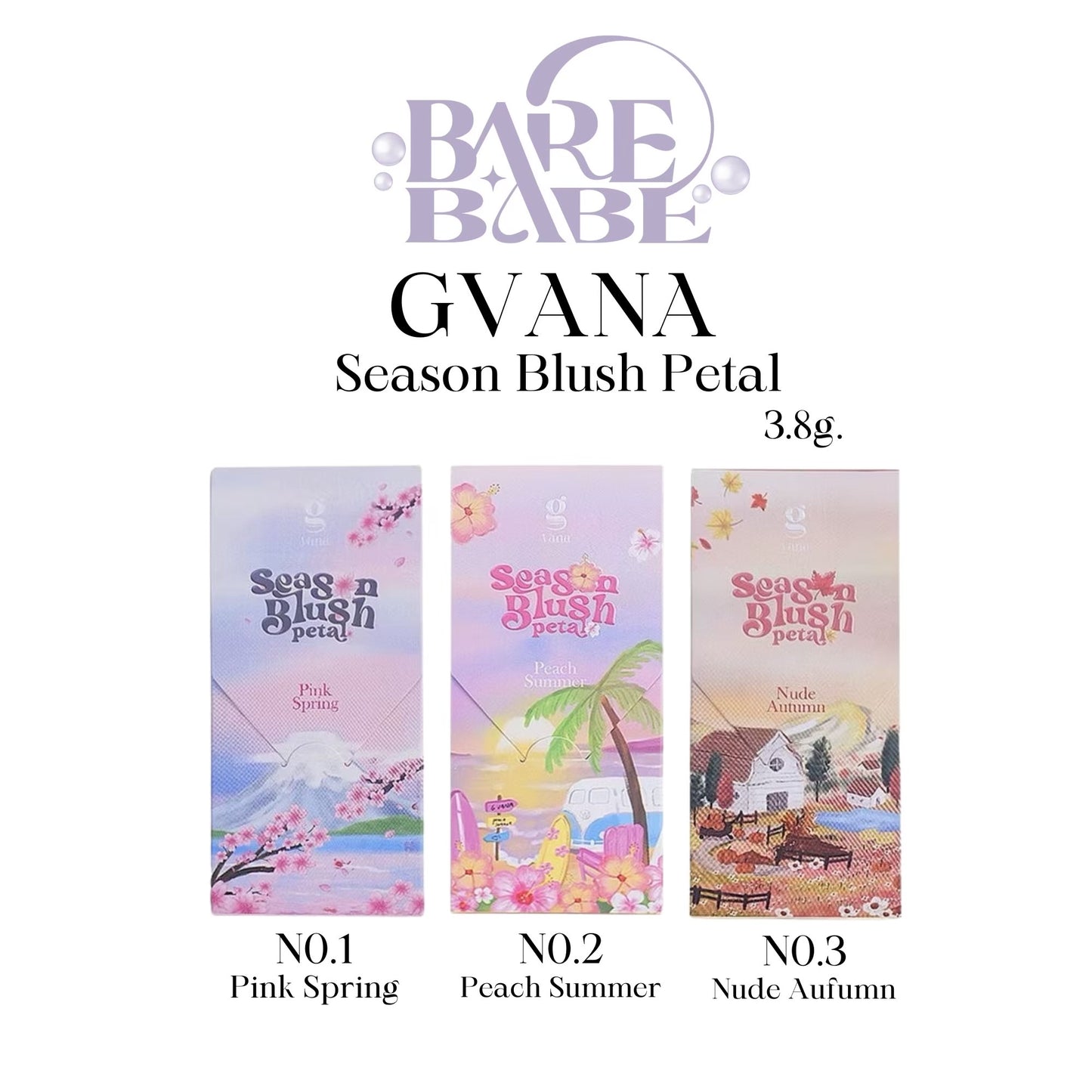 GVANA -SEASON BLUSH PETAL