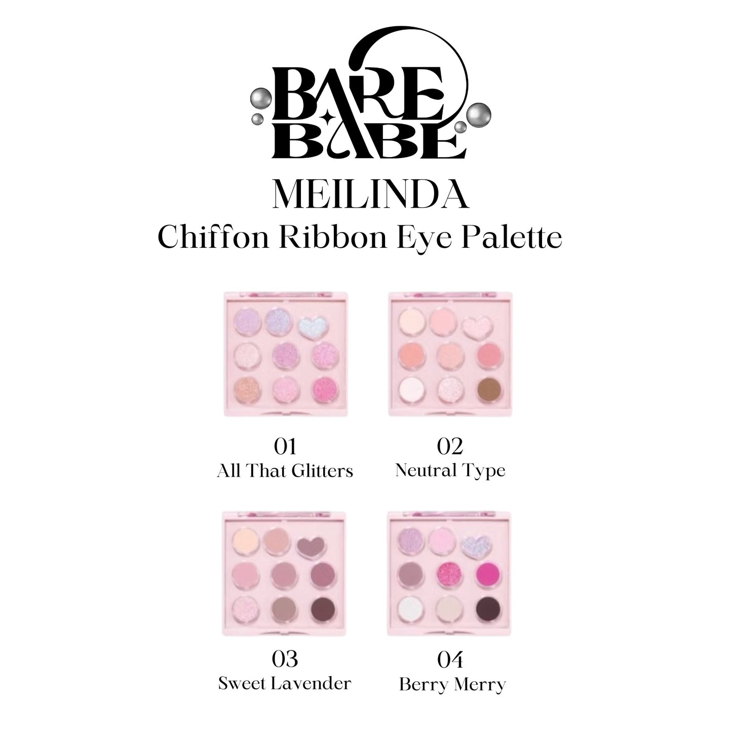 MEILINDA - CHIFFON RIBBON EYE PALETTE