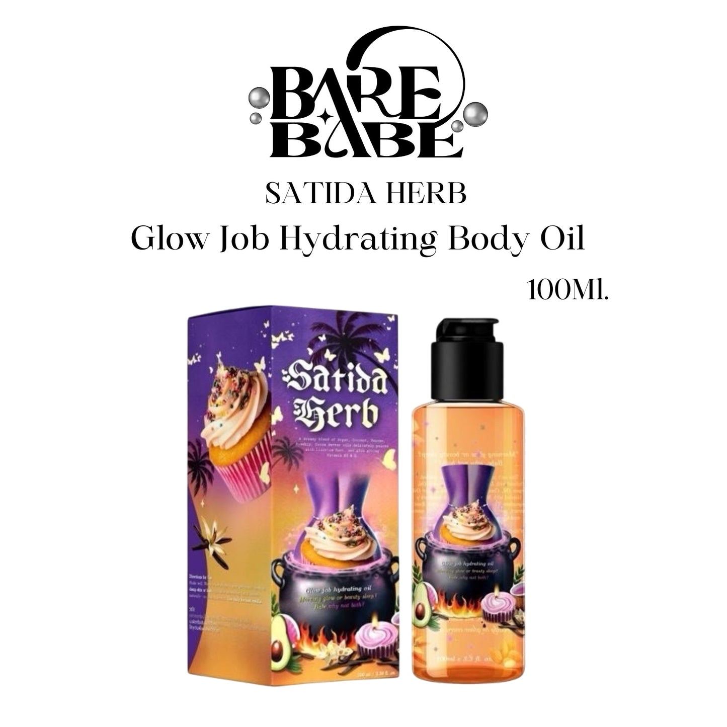 SATIDA HERB GLOW JOB HYDRATING BODY OIL