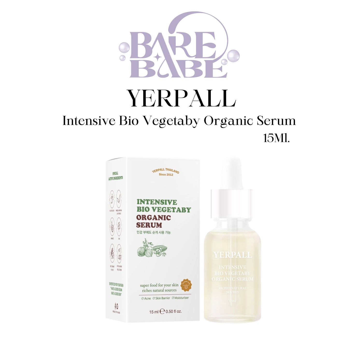 YERPALL - INTENSIVE BIO VEGETABY ORGANIC SERUM