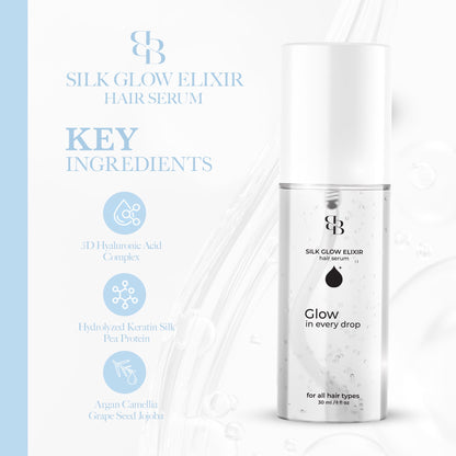 BARE BABE - SILK GLOW ELIXIR HAIR SERUM ( PRE-ORDER )