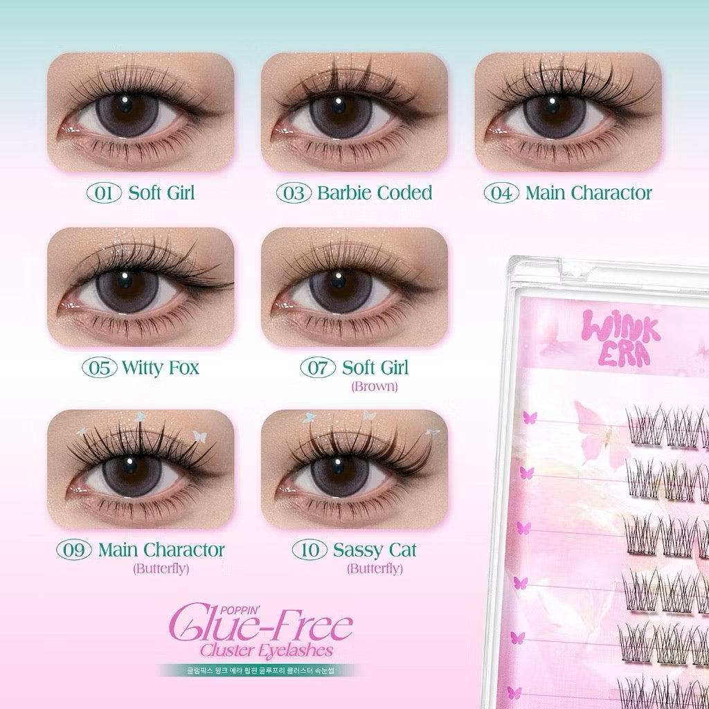 BARENBLISS - WINK ERA GLUE FREE CLUSTER EYELASHES