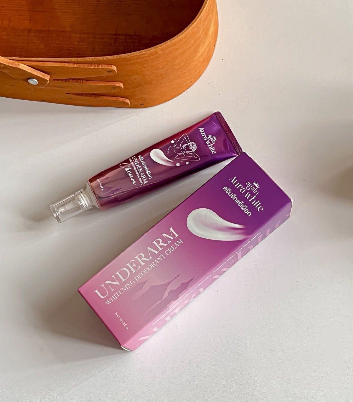AGAIN AURA WHITE - UNDERARM WHITENING DEODORANT CREAM