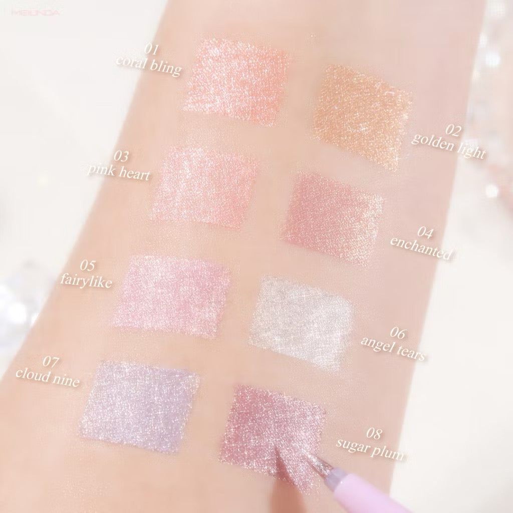 MEILINDA - GLITTER GLOW SHADOW AND LINER