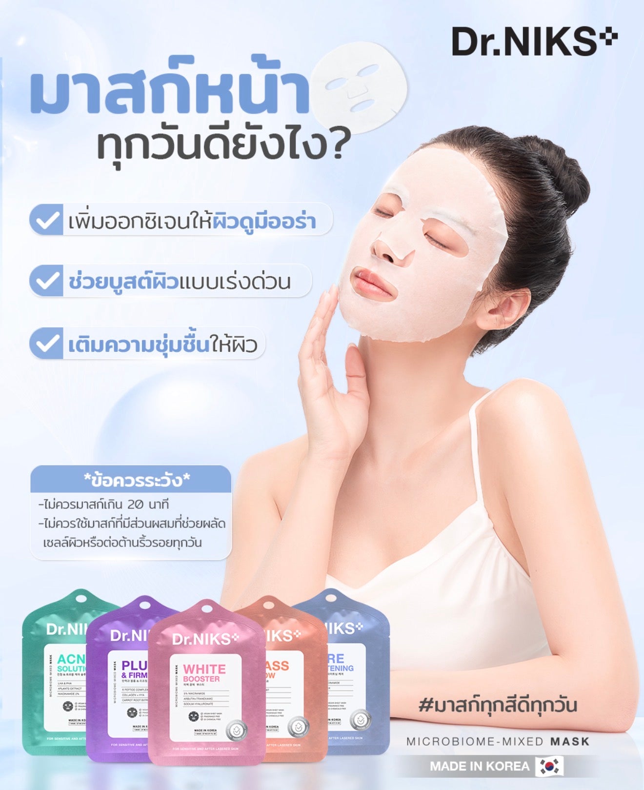 DR.NIKS MICROBIOME- MIXED MASK