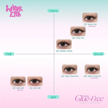 BARENBLISS - WINK ERA GLUE FREE CLUSTER EYELASHES