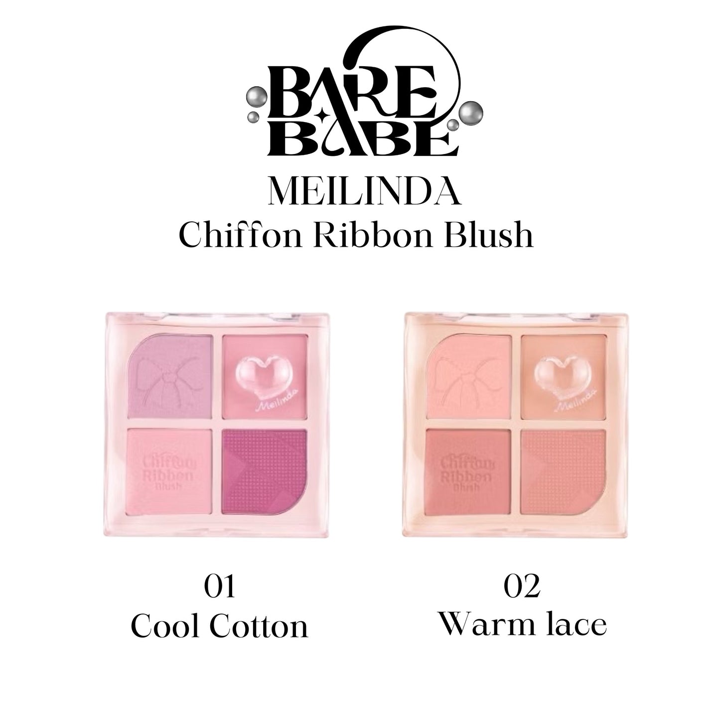 MEILINDA - CHIFFON RIBBON BLUSH