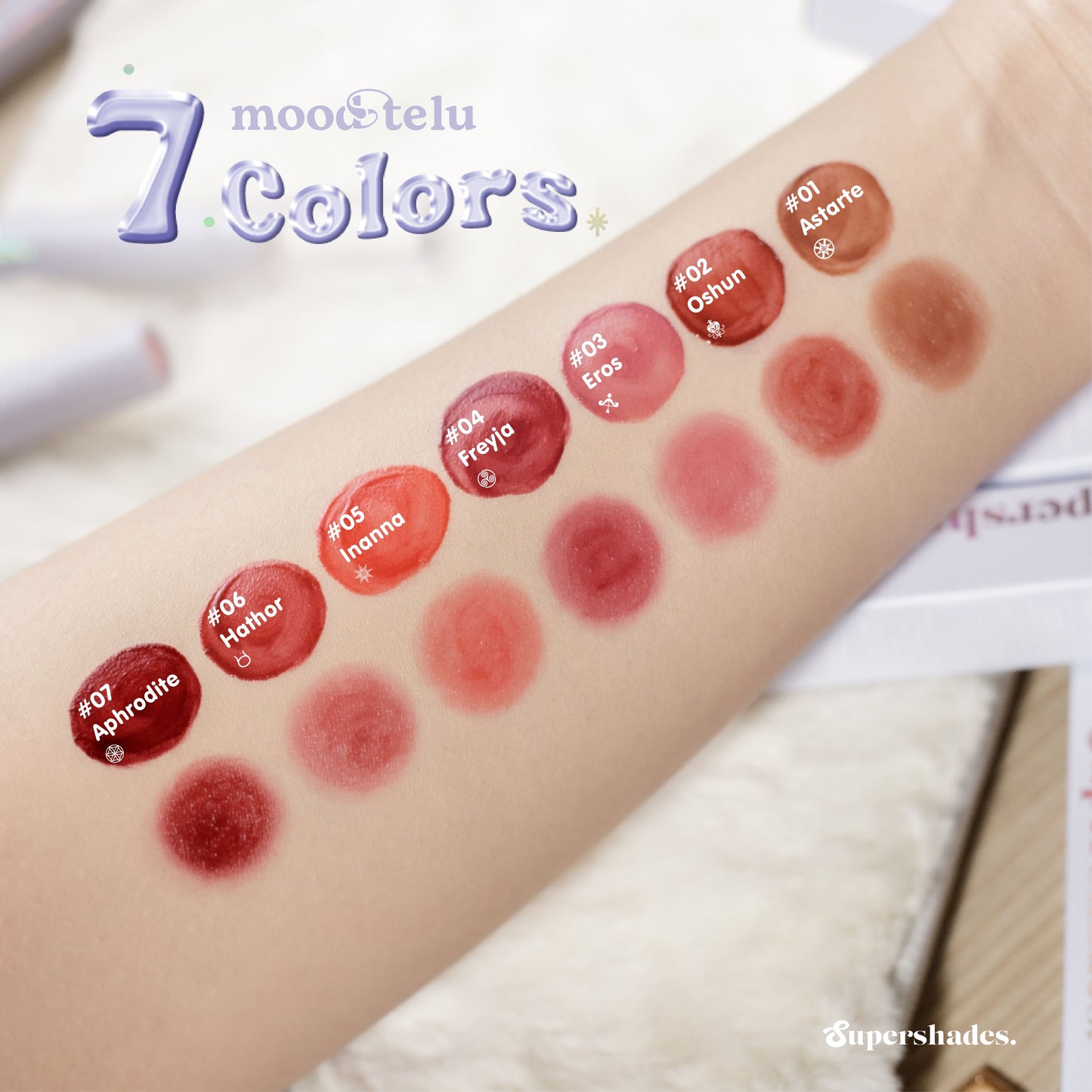 SUPERSHADES - MOOD TE LU LIP MATTE