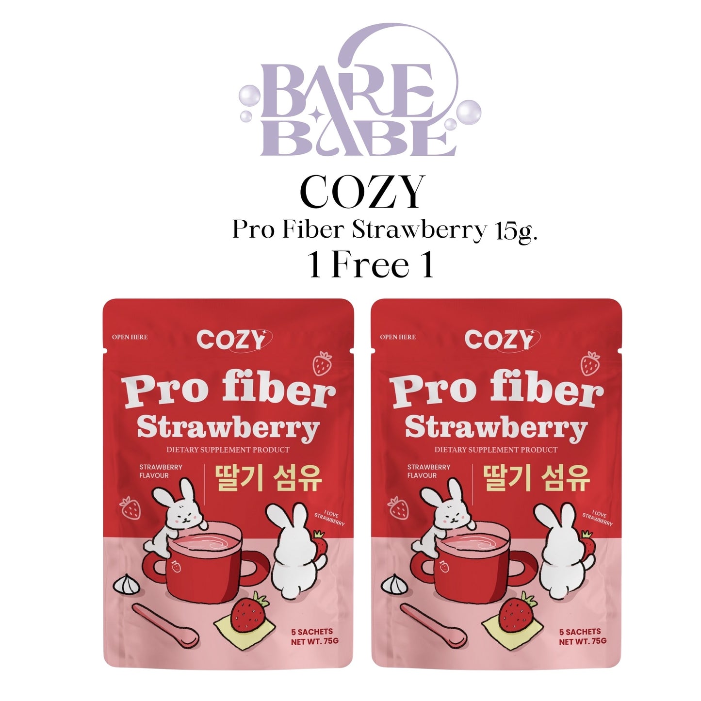 COZY - PRO FIBER STRAWBERRY