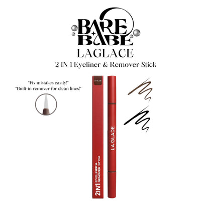 LA GLACE BLACK & BROWN EYELINER
