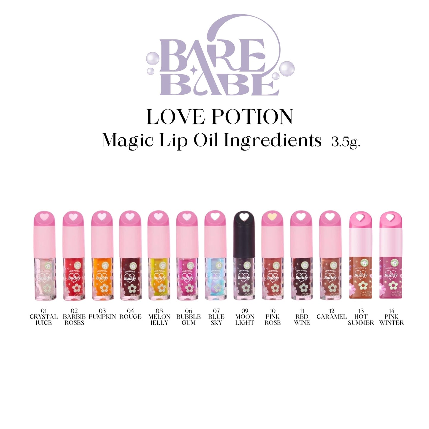 LOVE POTION - BUDDY MAGIC LIP OIL
