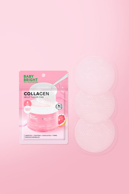 BABY BRIGHT- COLLAGEN JELLY TONER PAD