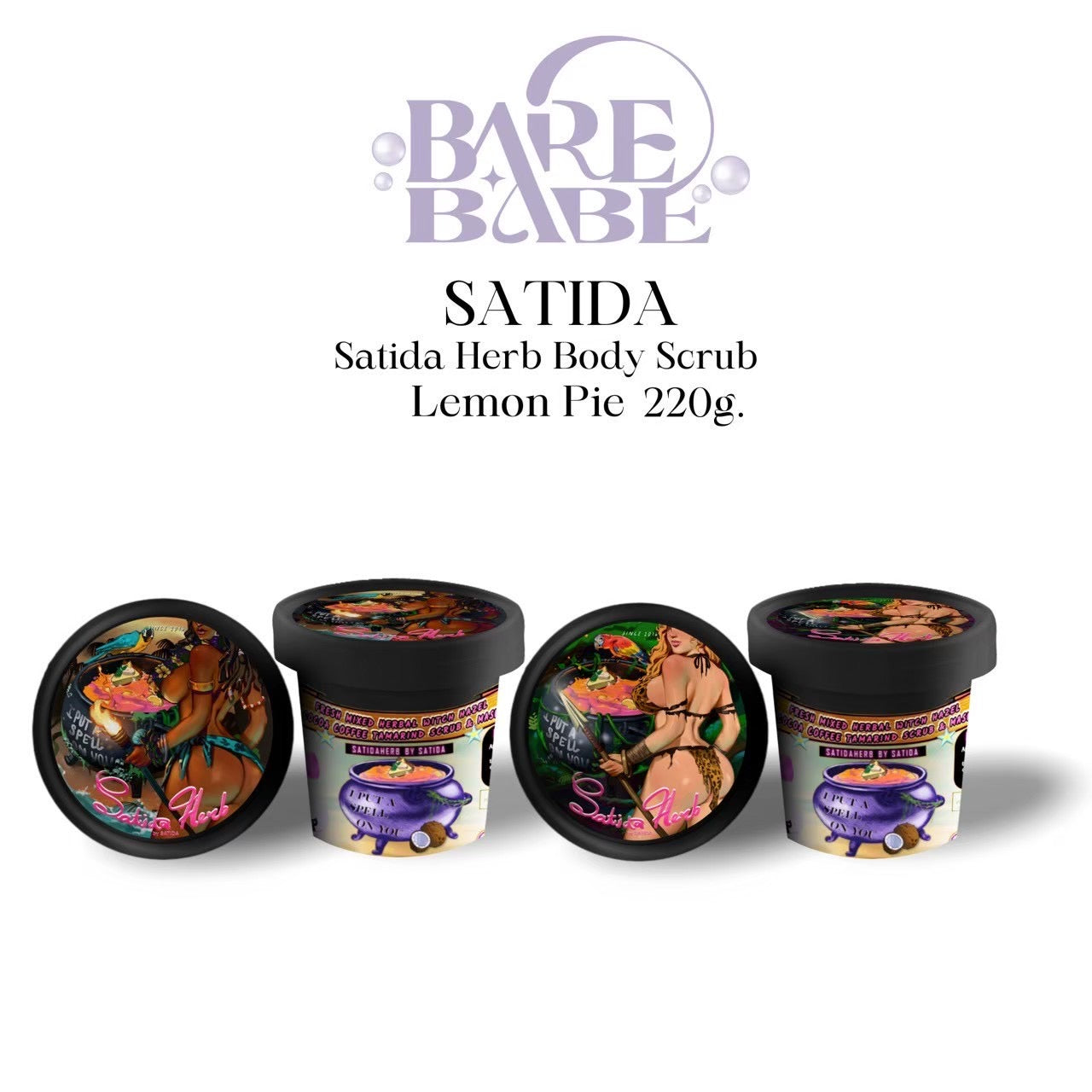 SATIDA HERB - BODY SCRUB LEMON PIE