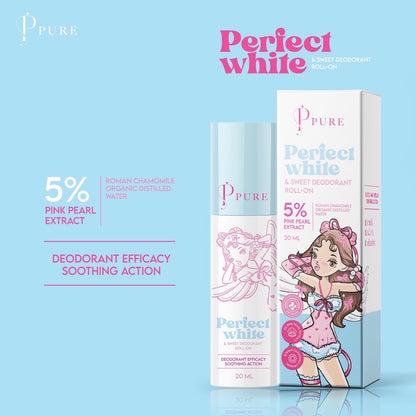 PURE - PERFECT WHITE & SWEET DEODORANT ROLL-ON