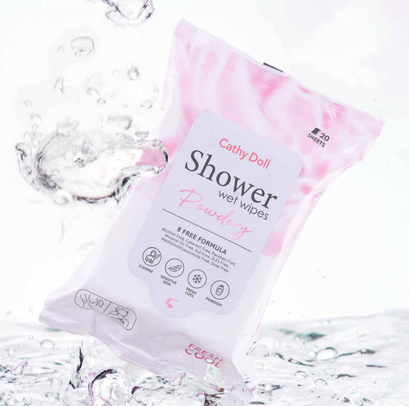 CATHY DOLL - SHOWER WET WIPES