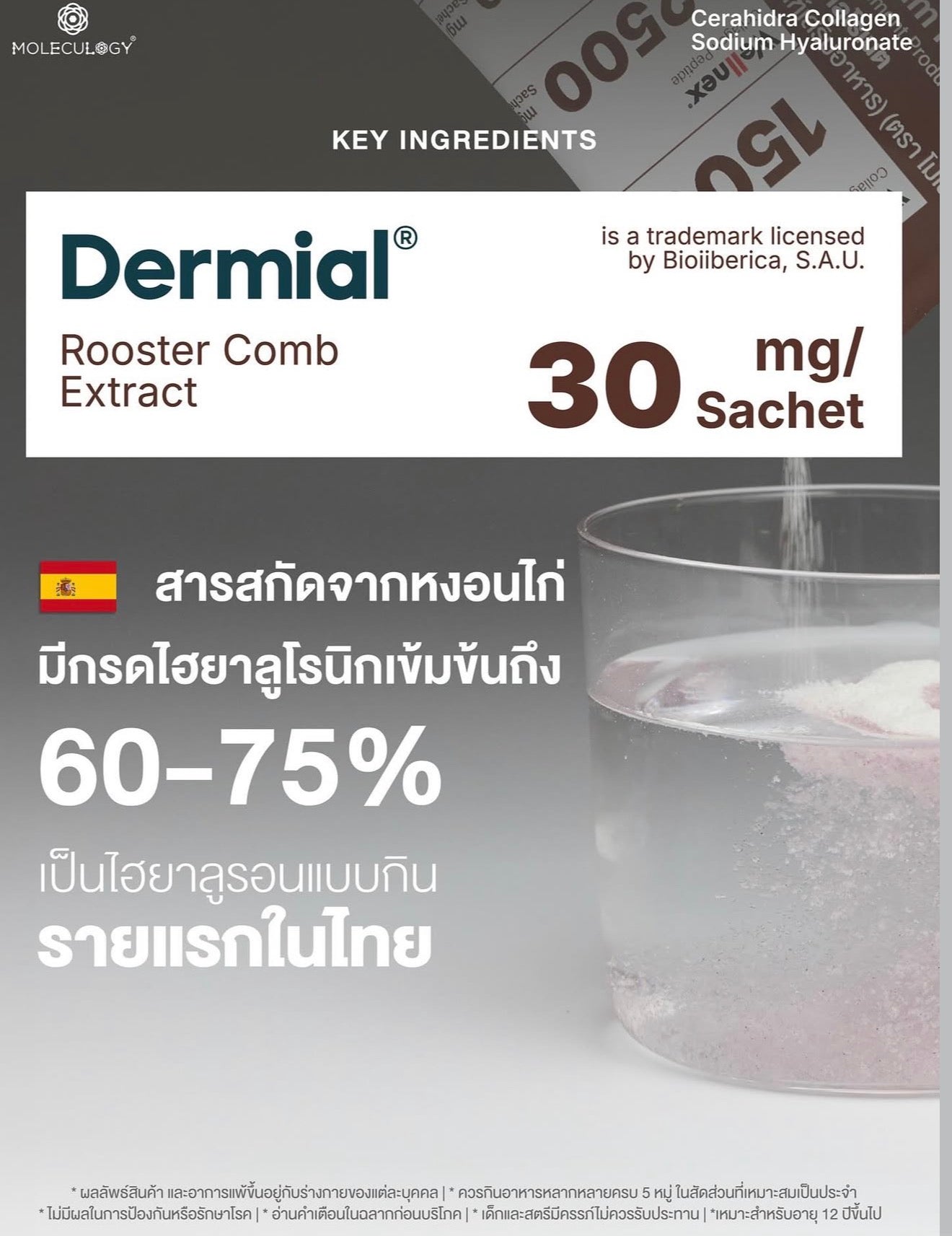 MOLECULOGY- CERAHIDRA COLLAGEN SODIUM HYALURONATE