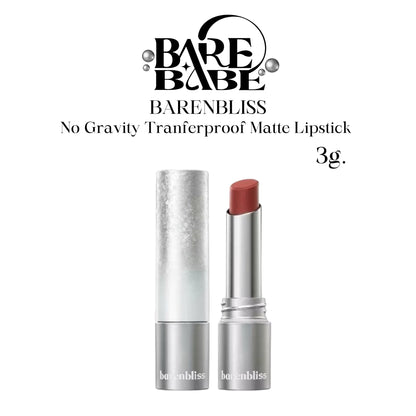 BARENBLISS - NO GRAVITY TRANSFERPROOF MATTE LIPSTICK