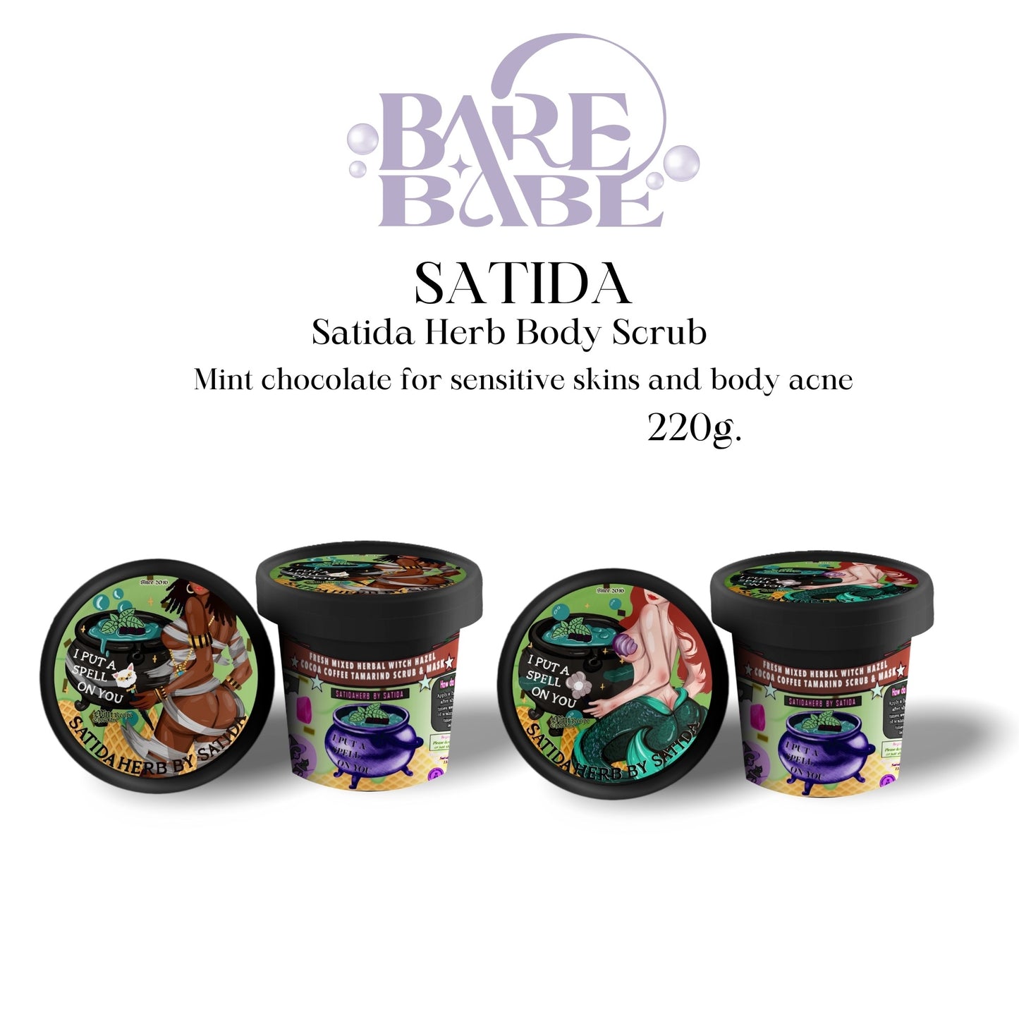 SATIDA HERB MINT BODY SCRUB