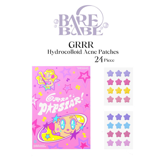 GRRR HYDROCOLLOID ACNE PATCHES 24 pcs : POP STAR