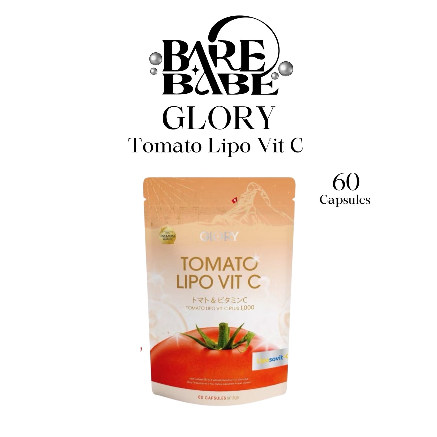 GLORY - VIT C 60 capsules