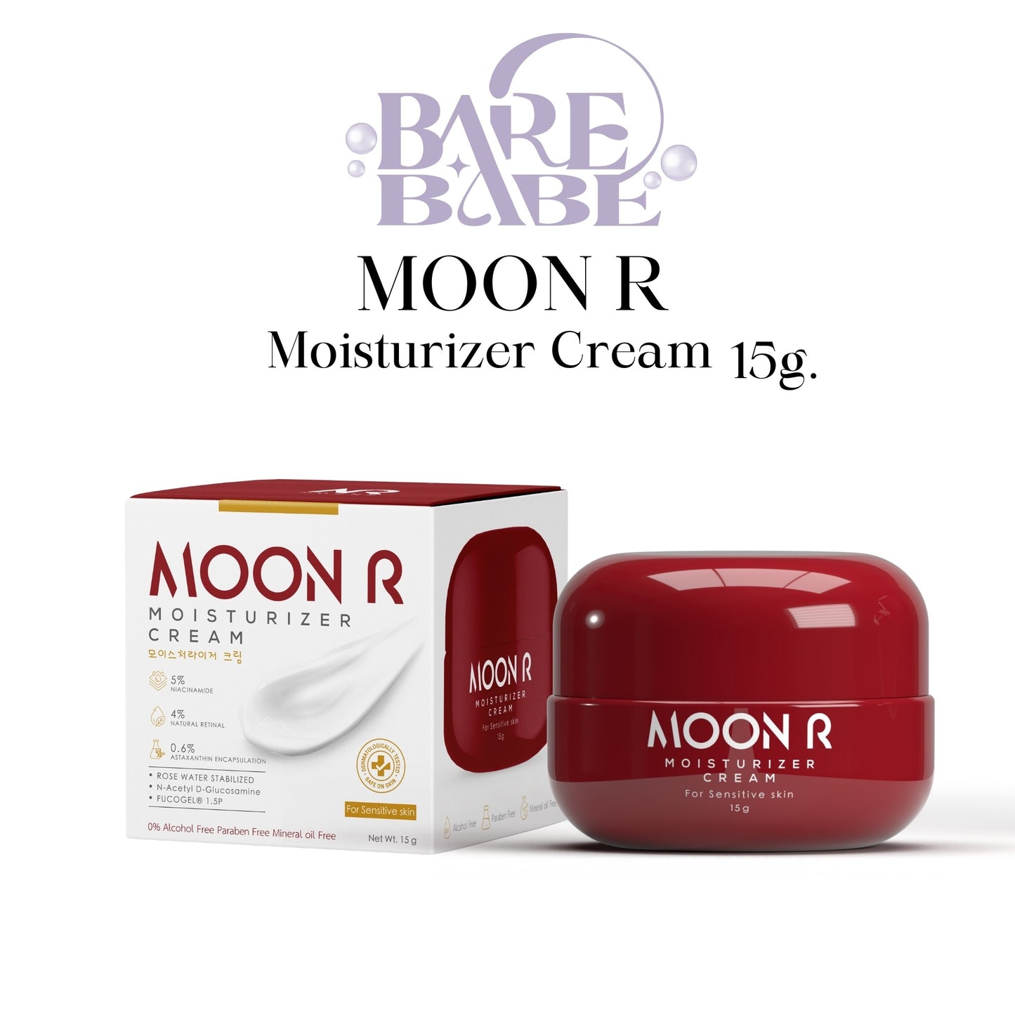 MOON R - MOISTURIZER CREAM 15g