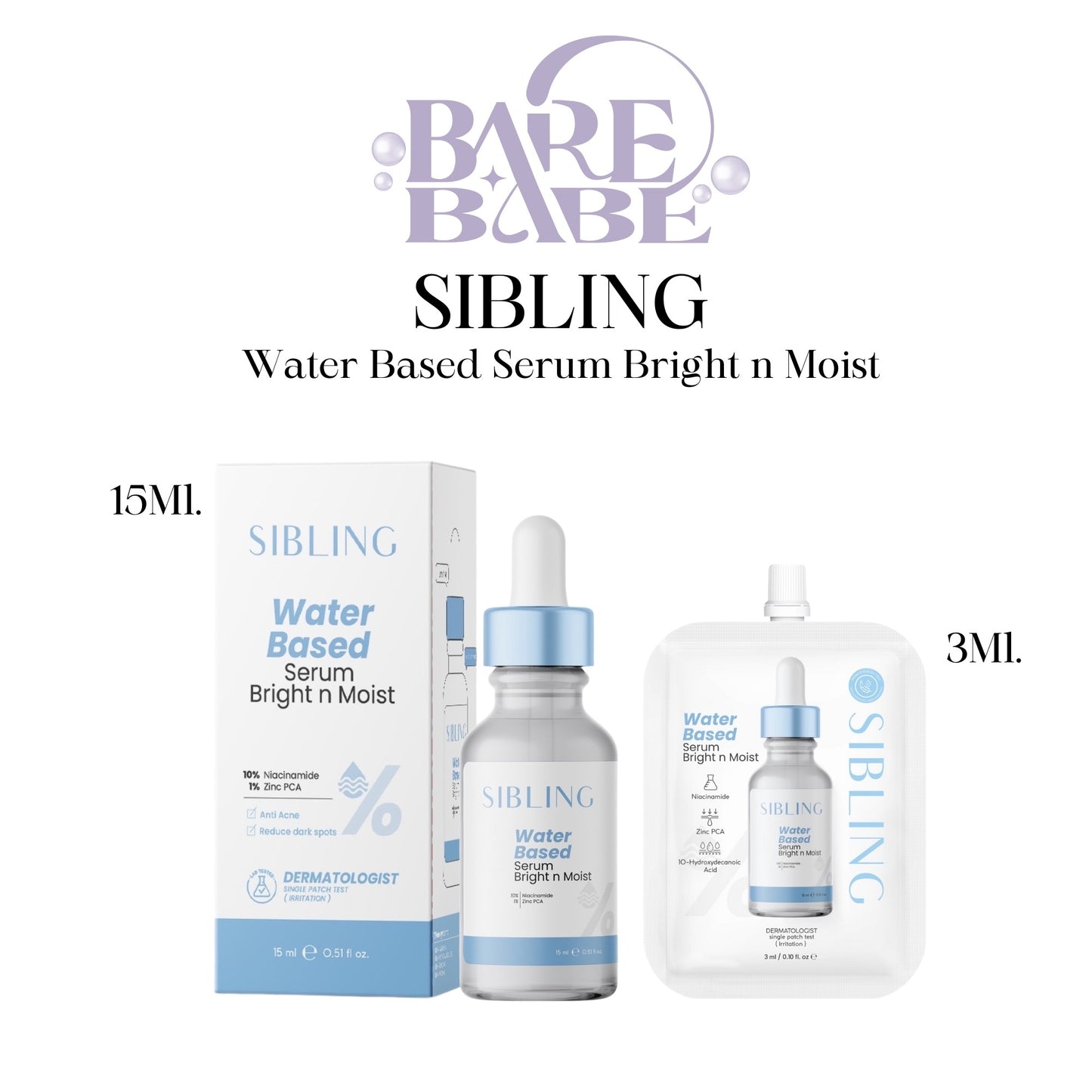SIBLING BRIGHT & MOIST SERUM