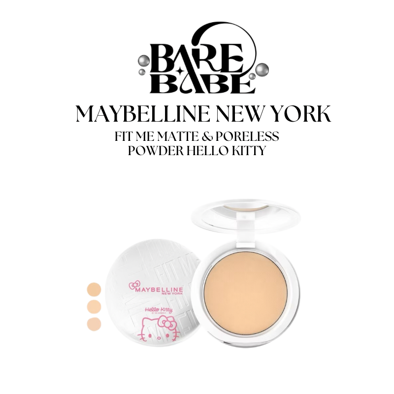 MAYBELLINE NEW YORK- FIT ME MATTE & PORELESS POWDER HELLO KITTY (PRE-ORDER)