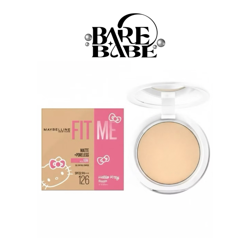 MAYBELLINE NEW YORK- FIT ME MATTE & PORELESS POWDER HELLO KITTY (PRE-ORDER)