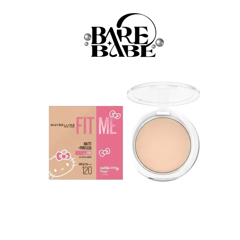 MAYBELLINE NEW YORK- FIT ME MATTE & PORELESS POWDER HELLO KITTY (PRE-ORDER)