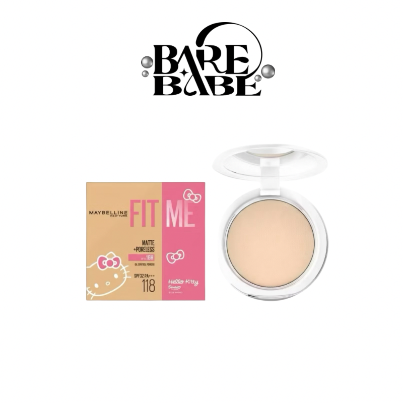 MAYBELLINE NEW YORK- FIT ME MATTE & PORELESS POWDER HELLO KITTY (PRE-ORDER)