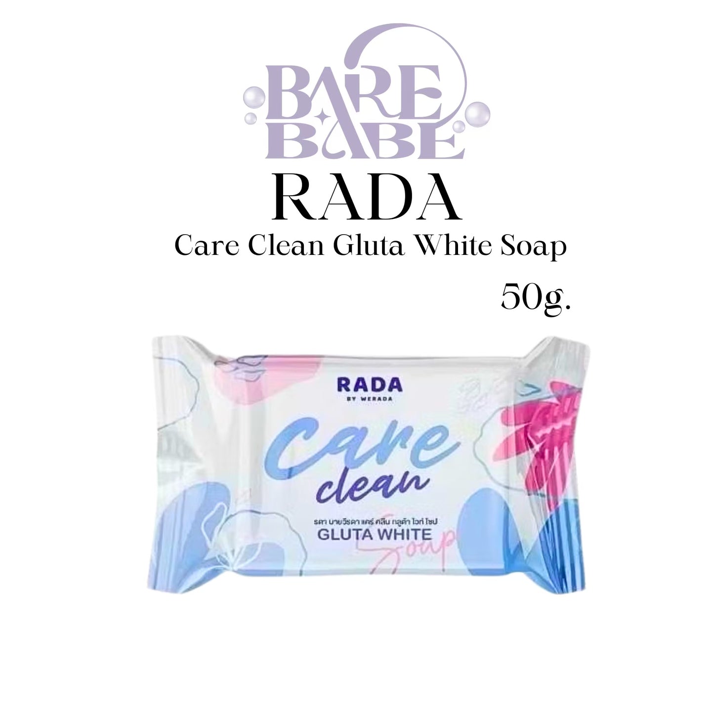 RADA - CARE CLEAN GLUTA WHITE SOAP
