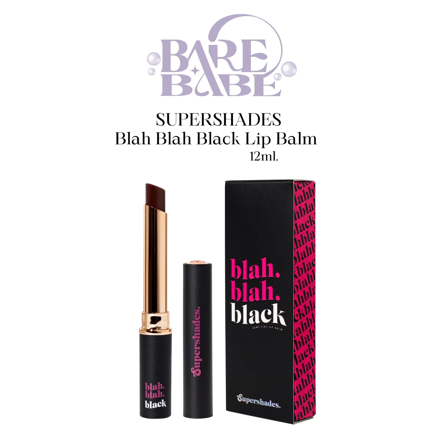 SUPER SHADES - BLAH BLAH BLACK BALM